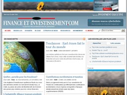 Finance et investissement Finance et investissement